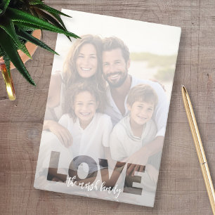 Family Liebe - Foto Art - Typ Overlay Post-it Klebezettel