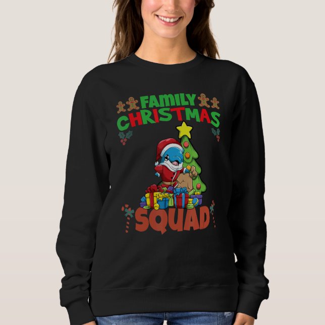Family Matching Christmas Squad X-Mas Holidays_3 Sweatshirt (Vorderseite)