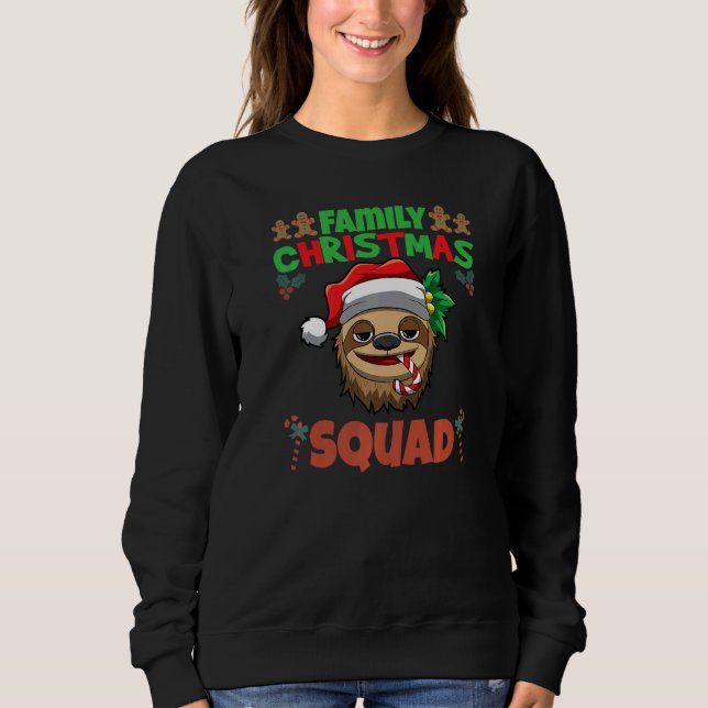 Family Matching Christmas Squad X-Mas Holidays Pre Sweatshirt (Vorderseite)