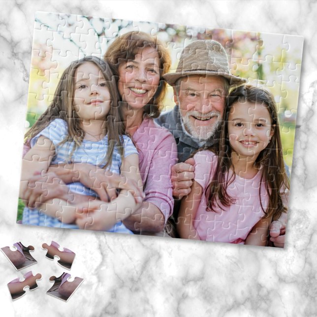 Family Memories Personalized Grandparent Photo Puzzle (Family Memories Personalized Grandparent Photo jigsaw puzzle)