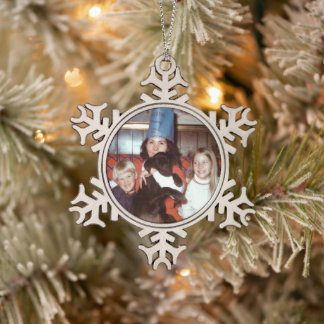 Family Memories Schneeflocken Zinn-Ornament