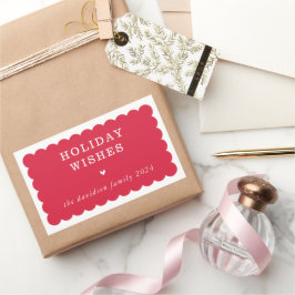 FAMILY MULTI FOTO Moderne niedliche Grenz-Jakobsmu Rechteckiger Aufkleber