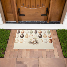  Family Name Beige Personalized Easter Fußmatte