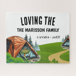 Family Name Camping Puzzle