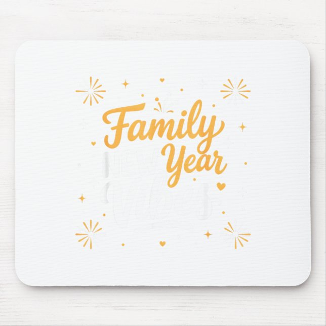 Family New Year 2026 Matching Party Crew  Mousepad (Vorne)