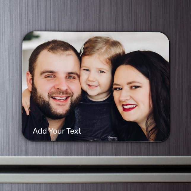 Family Photo and Text Magnet (Von Creator hochgeladen)