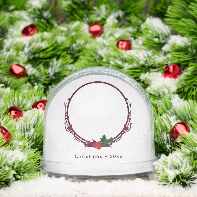 Family Photo Christmas Snow Globe Schneekugeln (Weihnachten)