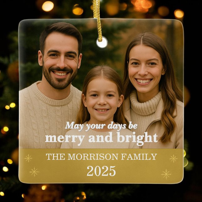 Family Photo Keramikornament (Von Creator hochgeladen)