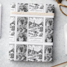 Family Photos Christmas Village in Winter