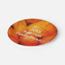 Family Picnic Orange Mosaic Chili Paprikaschoten W