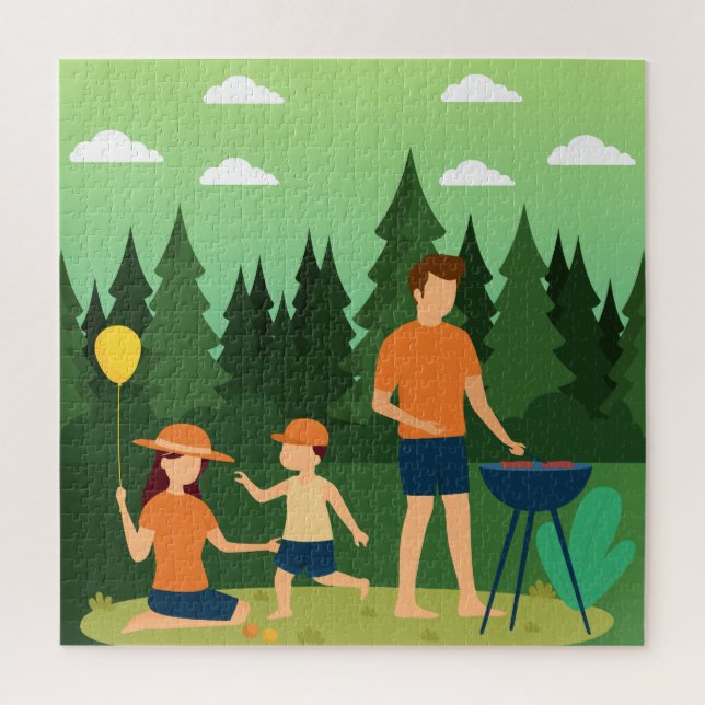 FAMILY PICNIC PUZZLE (Vertikal)