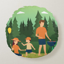 FAMILY PICNIC RUNDES KISSEN