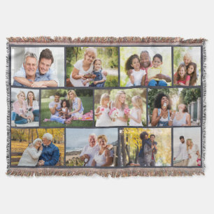 Family Pictures Masonry Grid Gray Custom 12 Foto Decke