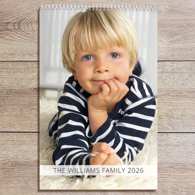 Family Quotes & Funny Sayings Custom Photo 2026 Kalender (Von Creator hochgeladen)