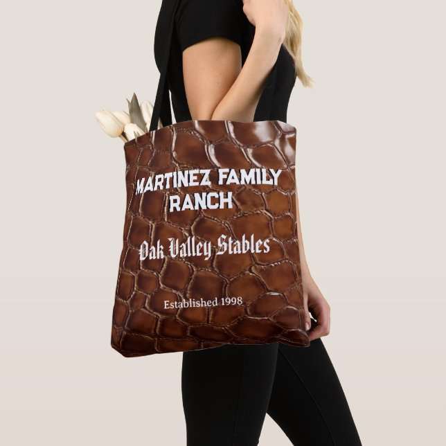 Family Ranch Faux Crocodile Leather (Von Nahem)