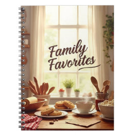 Family Recipes Notizblock