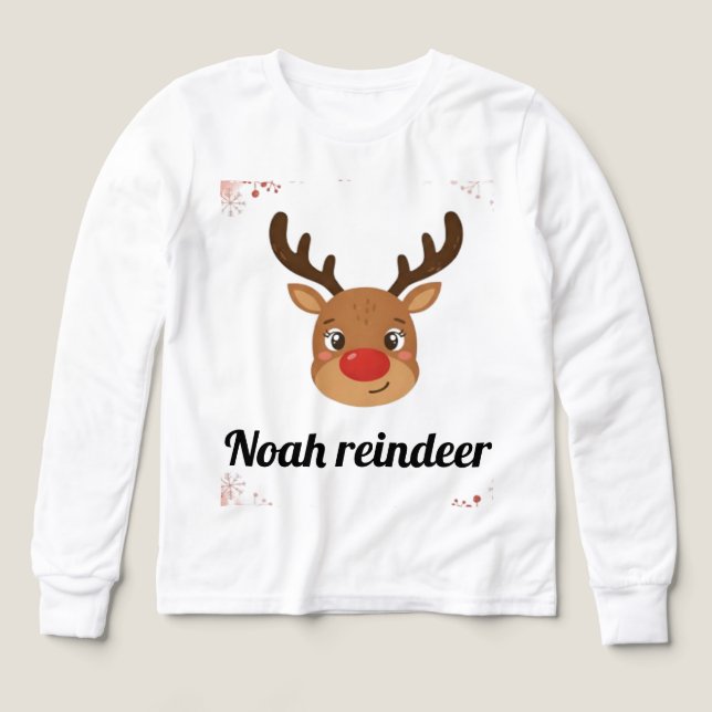 Family Reindeer Matching Mugs (Design Vorderseite)