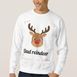 Family Reindeer Matching Mugs Sweatshirt