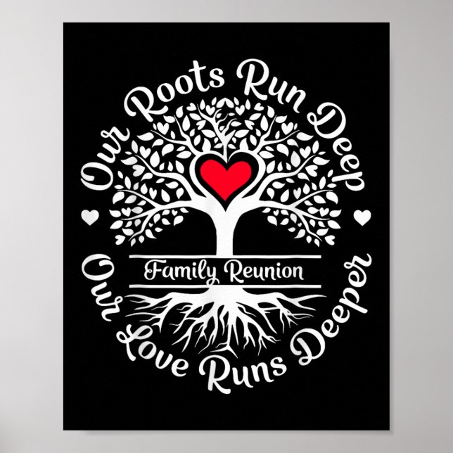 Family Reunion 2025 Our Roots Run Deep Our Love Ru Poster (Vorne)
