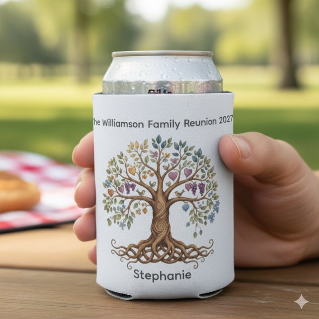 Family Reunion Can Cooler – Roots & Branches Dosenkühler (Family reunion drink cooler)