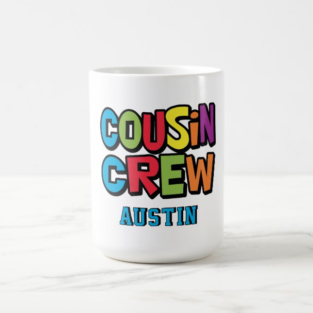 Family Reunion Colorful Cousin Crew  Kaffeetasse (Mittel)