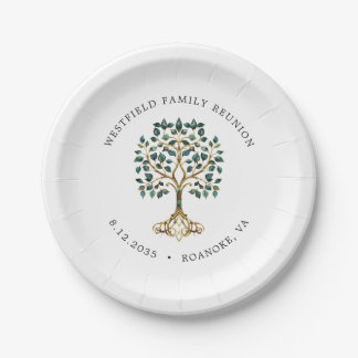 Family Reunion Emerald Tree of Life Pappteller