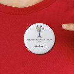 Family Reunion Family Tree Custom Name Tag Button<br><div class="desc">This Family Reunion Name Tag Button is decorated with a family tree in the colors of the rainbow Easily customizable with your family name. Makes erinnerte sich an After the Event. Beursache we create our own artwork you won't find this image from other designers.</div>