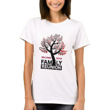 Family Reunion Heart Tree Silhouette Red Leaves