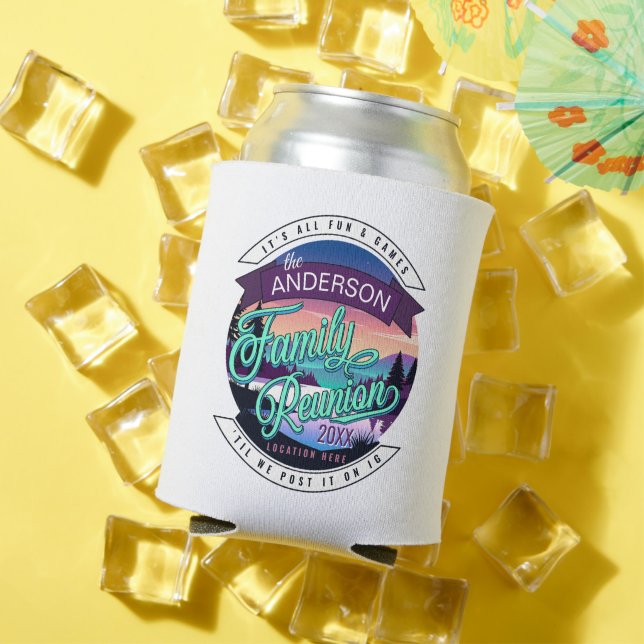 Family Reunion Mountain Lake Landscape Dk ID1126 Dosenkühler (In Situ Sommer)