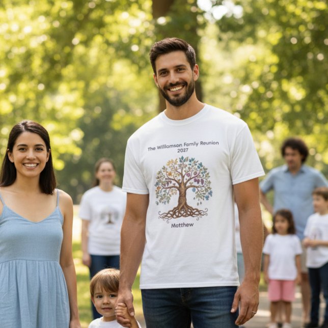 Family Reunion – Roots & Branches T-Shirt (Family reunion men's tshirt)