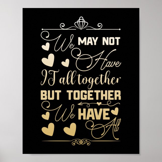 Family Reunion We may not have it all Poster (Vorne)