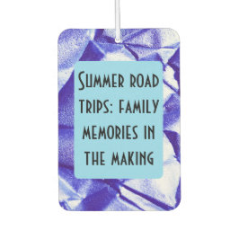 Family road trip cutom quote autolufterfrischer