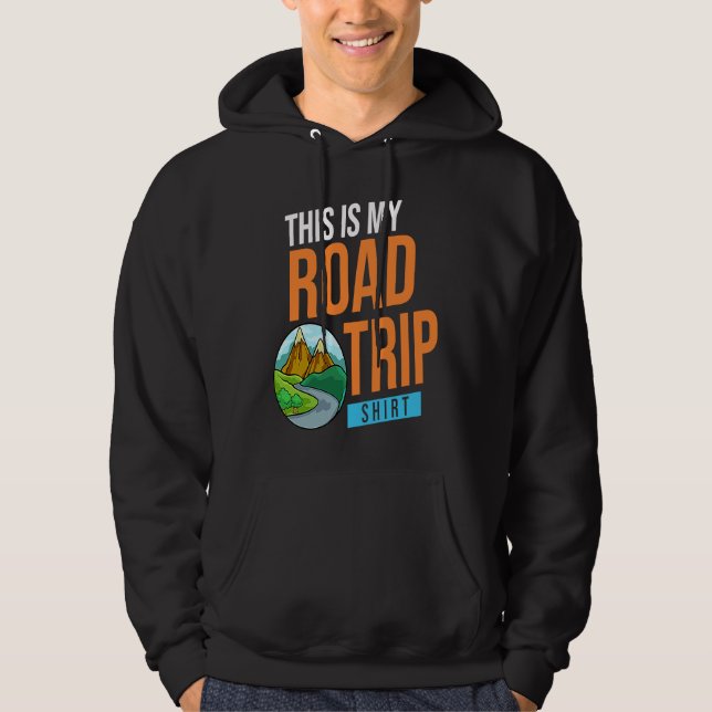 Family Road Trip Vacation Planner Usa Hoodie (Vorderseite)