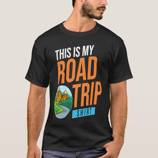 Family Road Trip Vacation Planner Usa T-Shirt (Vorderseite)