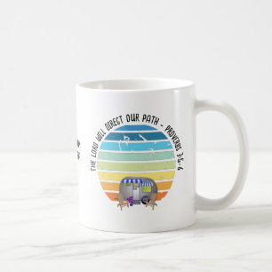 Family Summer Camping Christlich Van Life Kaffeetasse