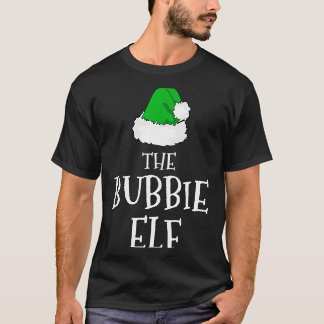 Family The Bubbie Elf Christmas Matching Pajama Fu T-Shirt (Vorderseite)