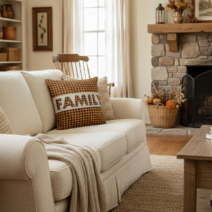 FAMILY THROW PILLOW KISSEN