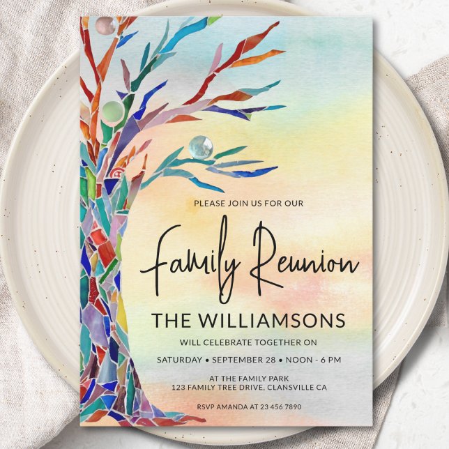 Family Tree Family Wiedersehen Einladung (Von Creator hochgeladen)