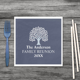 Family Tree Family Wiedersehen Individuelle Name/D Serviette