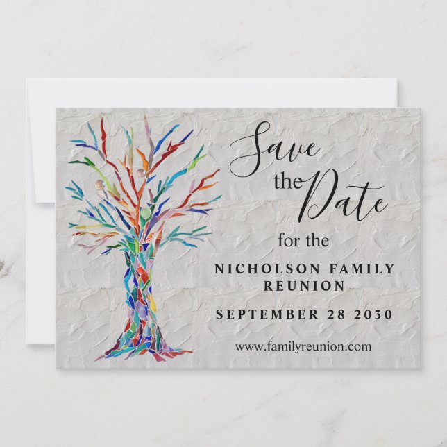 Family Tree Family Wiedersehen Save The Date (Vorderseite)