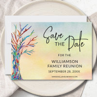 Family Tree Family Wiedersehen Save the Date