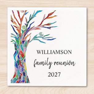 Family Tree Family Wiedersehen Serviette