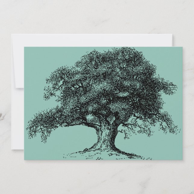 Family Tree Herkunft Wiedersehen Potluck Picnic GR Ankündigung (Vorderseite)