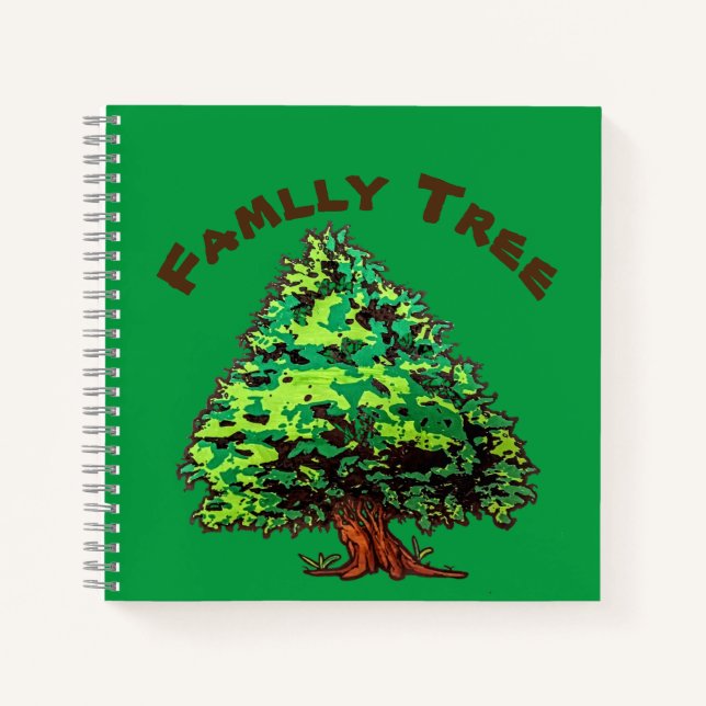 Family Tree NOTEBOOK Notizbuch (Vorderseite)