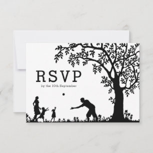 Family Tree Wiedersehen RSVP Karte