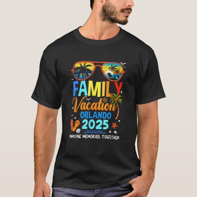 Family Vacation Orlando 2025 Family Vacation Toget T-Shirt (Vorderseite)