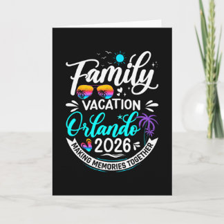 Family Vacation Orlando 2026 Beach Summer Vacation Karte