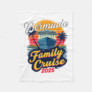 Family Vacation Vacay Squad Family Cruise Bermuda Fleecedecke
