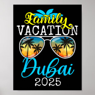 Family Vacay Squad Group Trip Familienurlaub Duba Poster