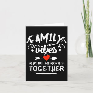 Family Vibes Erinnerungen 2025 Wiedersehen M Karte